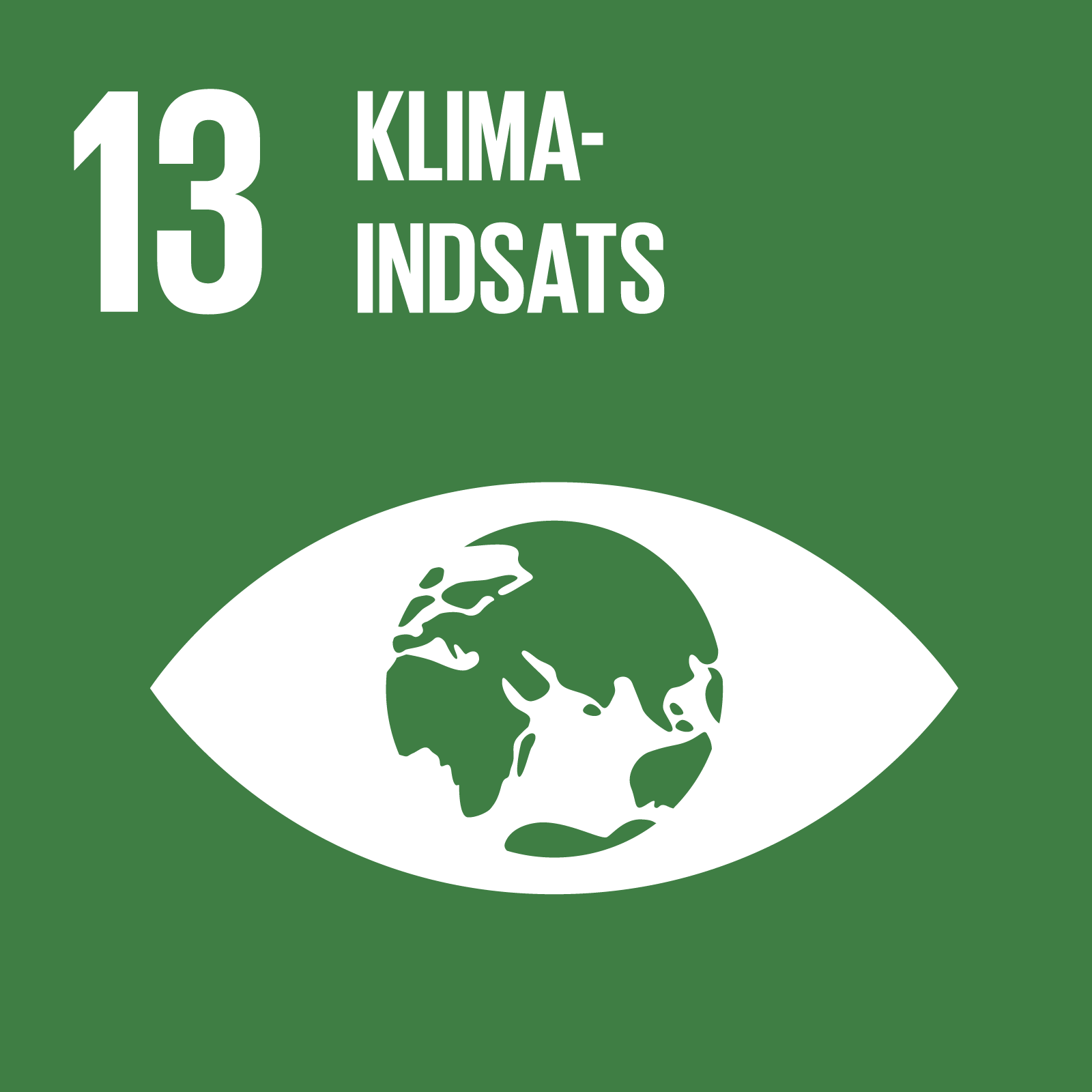 Verdensmål 13 logo Klimaindsats