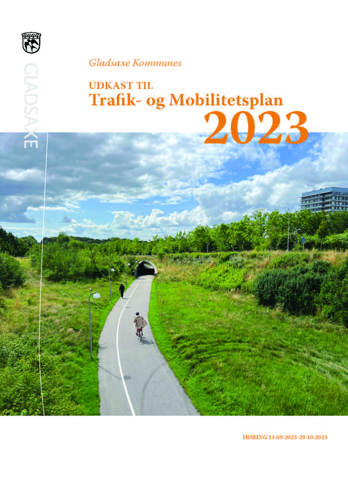 Forside til Trafik- og Mobilitetsplan 2023 med link til planen