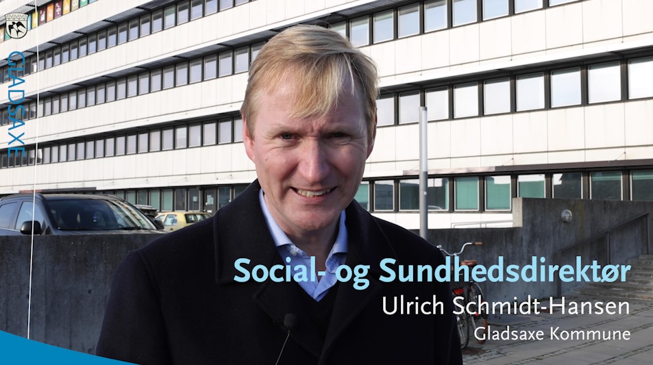 Video med daværende Social- og Sundhedsdirektør Ulrich Schmidt-Hansen, som fortælle om det nye sundheds- og beskæftigelseshus