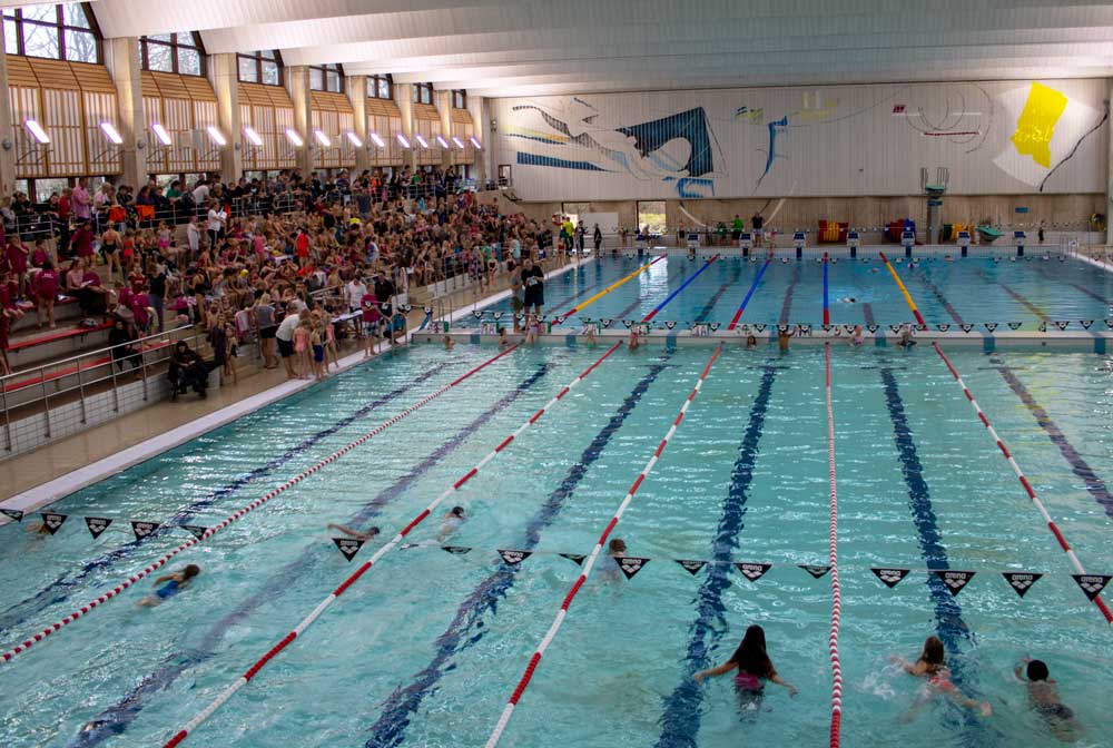 Svømmestævnet blev afholdt i Gladsaxe Svømmehal